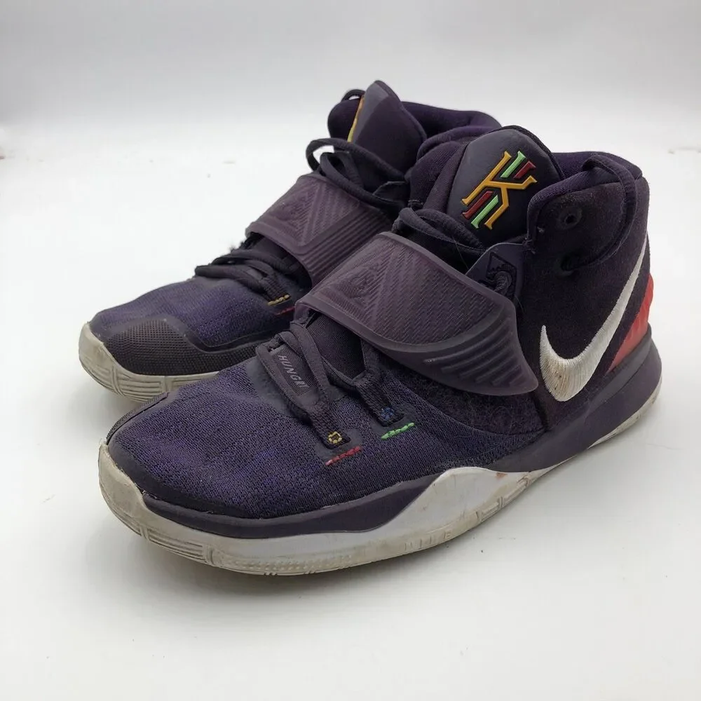 Nike Kyrie 6 Enlightenment Basketball Shoes BQ4630 500 Grand Purple - Sz 5.5Y/7W